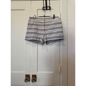 Loft The River Short Women’s Shorts Size 4 Black And Beige Pattern Short